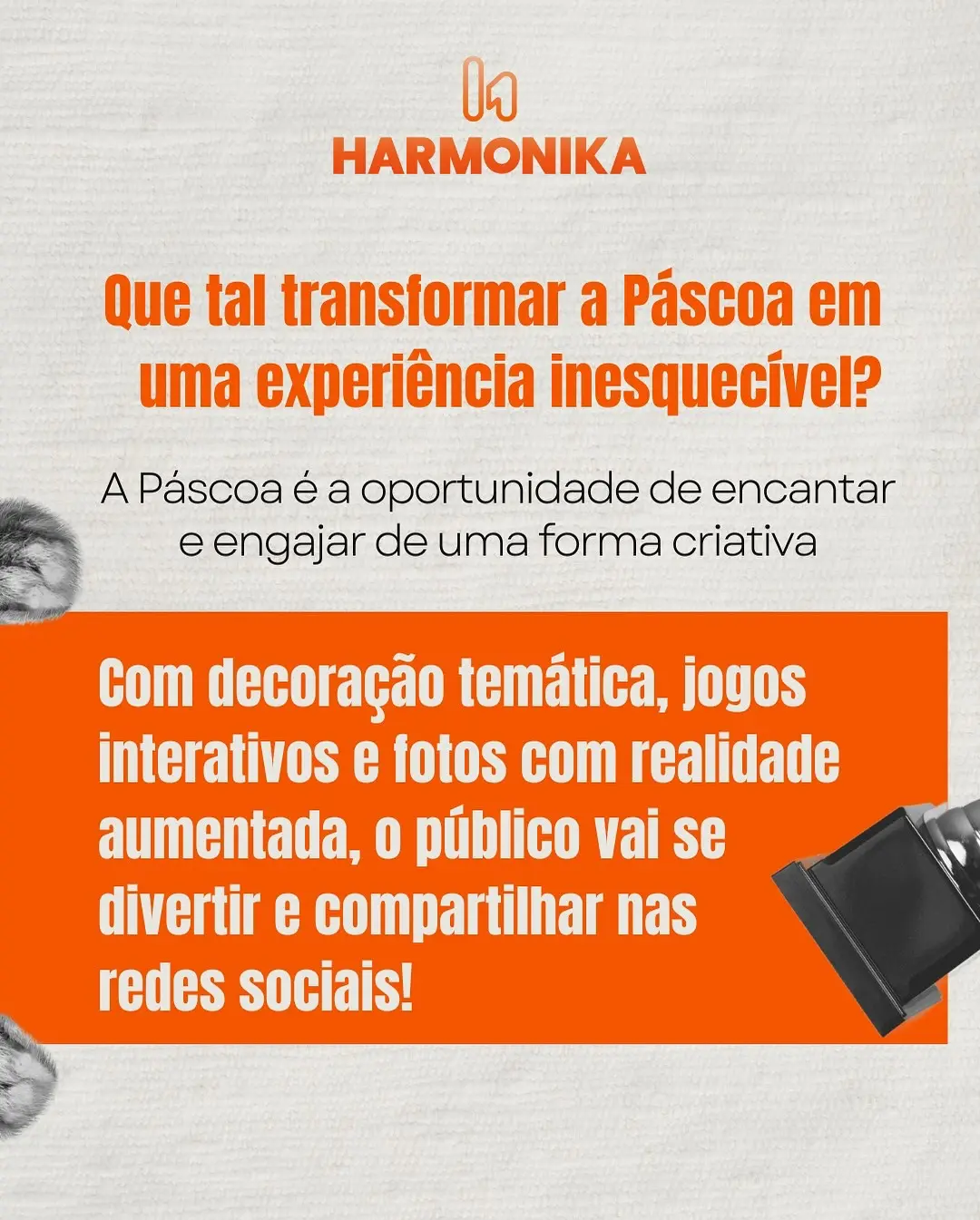 Ativações de Páscoa para Eventos Corporativos: Crie Experiências Memoráveis com Harmonika Games
