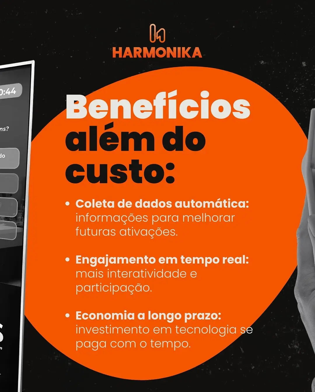 Totens Digitais em Eventos: Economia e Impacto com a Harmonika Games