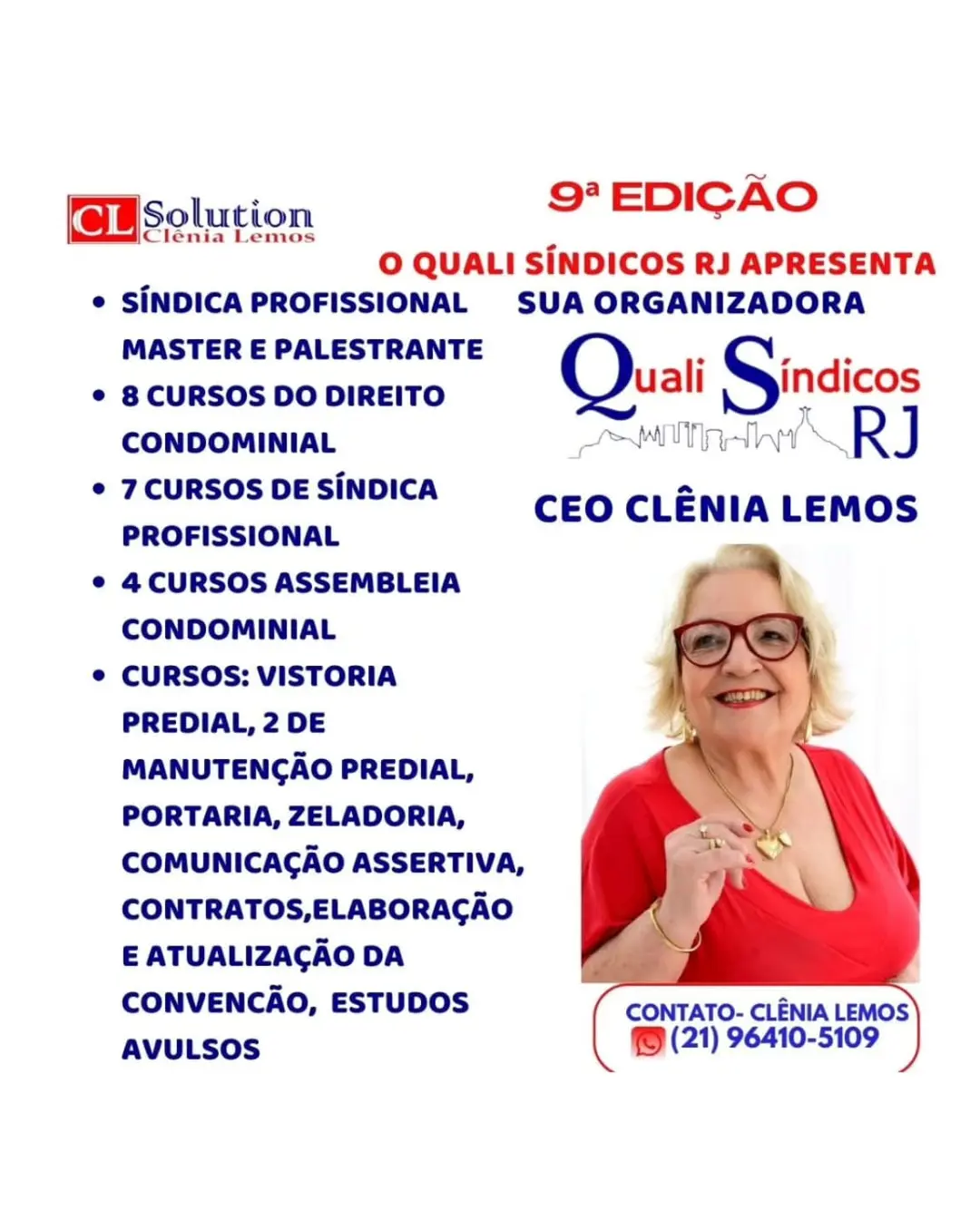 Clênia Lemos: Uma Trajetória de Dedicação na Gestão Condominial