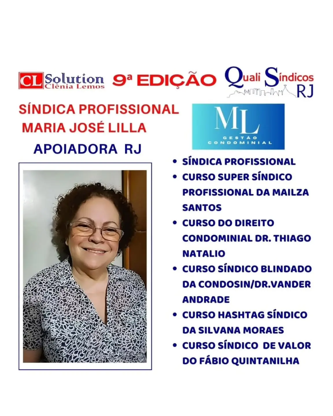 Maria José Lilla: Exemplo de Excelência e Dedicação na Gestão Condominial