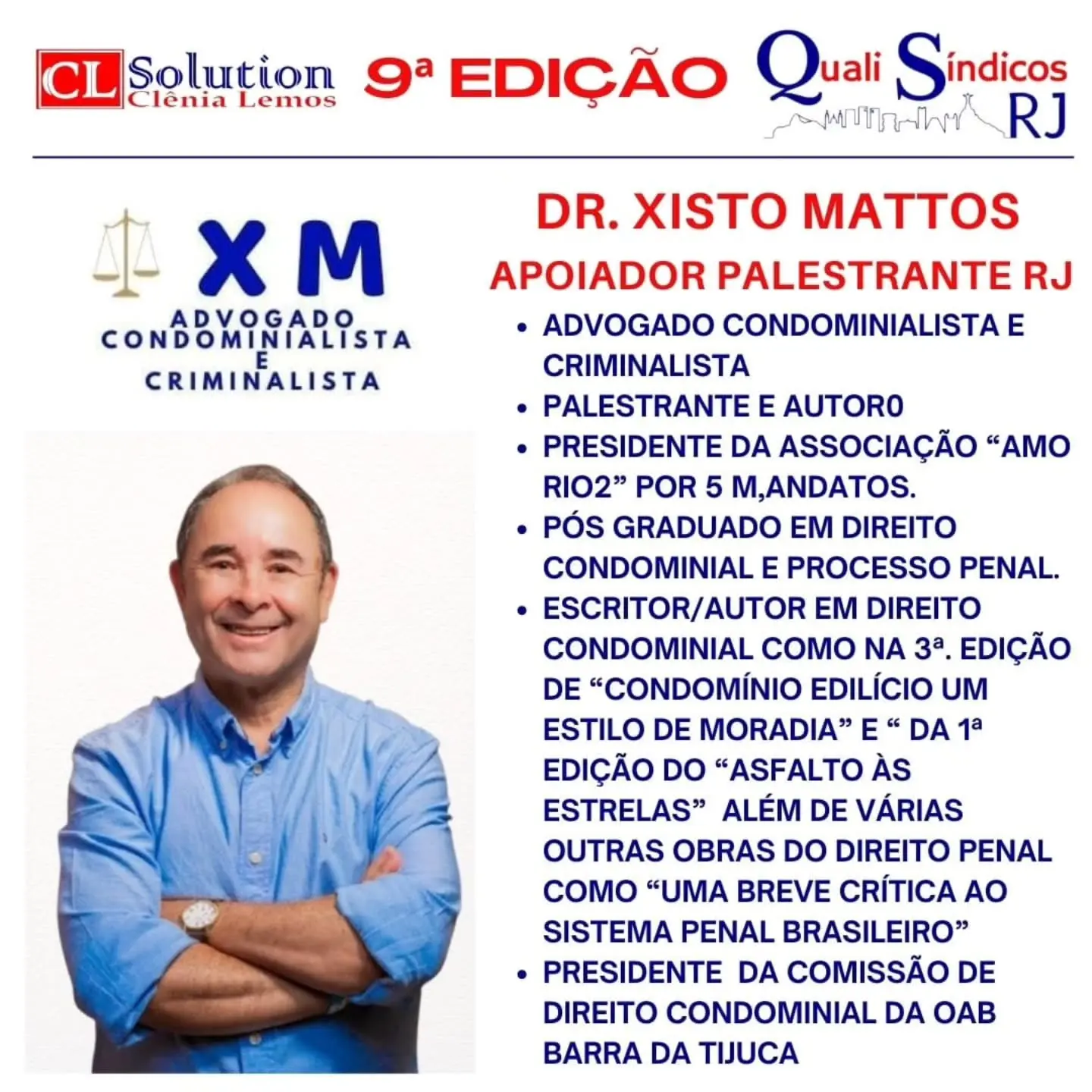 Dr. Xisto Mattos: Conhecimento Jurídico e Gestão Condominial no Quali Síndicos RJ