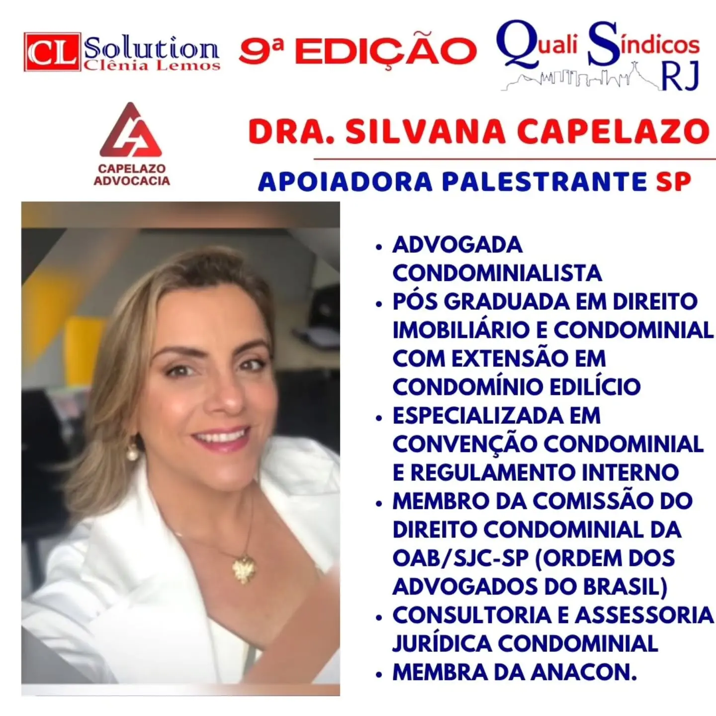 A Excelência no Direito Condominial: Dra. Silvana Capelazo e sua Contribuição ao Quali Síndicos RJ