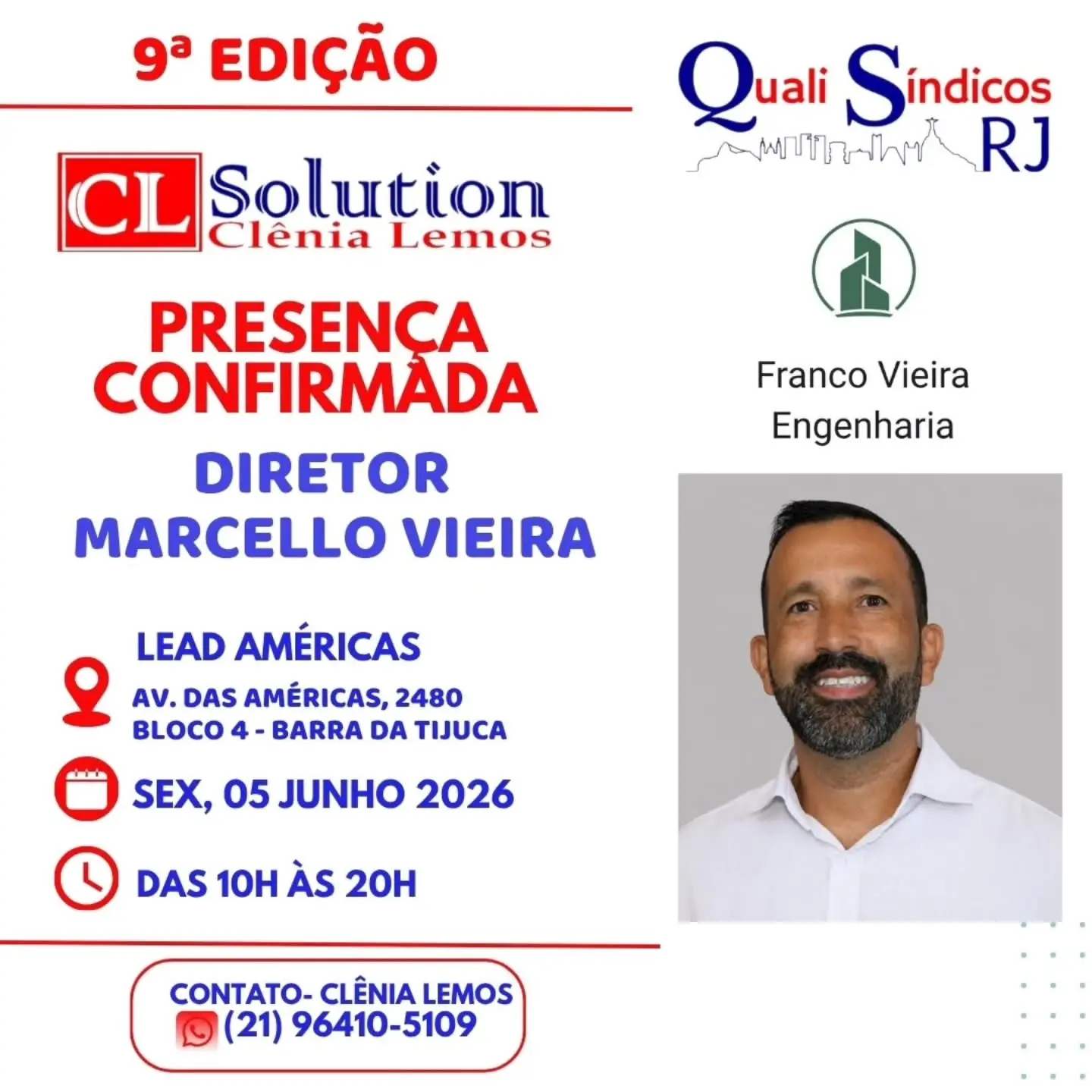Prepare-se para o Quali Síndicos RJ 2026: Conexão, Aprendizado e Oportunidades no Universo Condominial