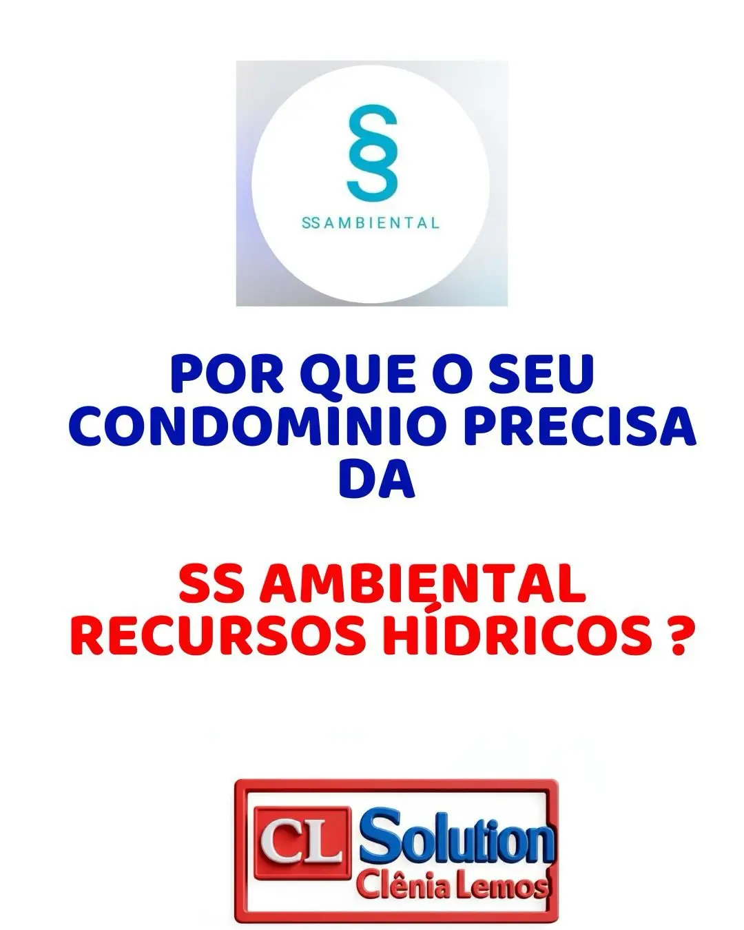 CL Solution e SS Ambiental: Inovação em Qualidade da Água para Condomínios no Quali Síndicos RJ