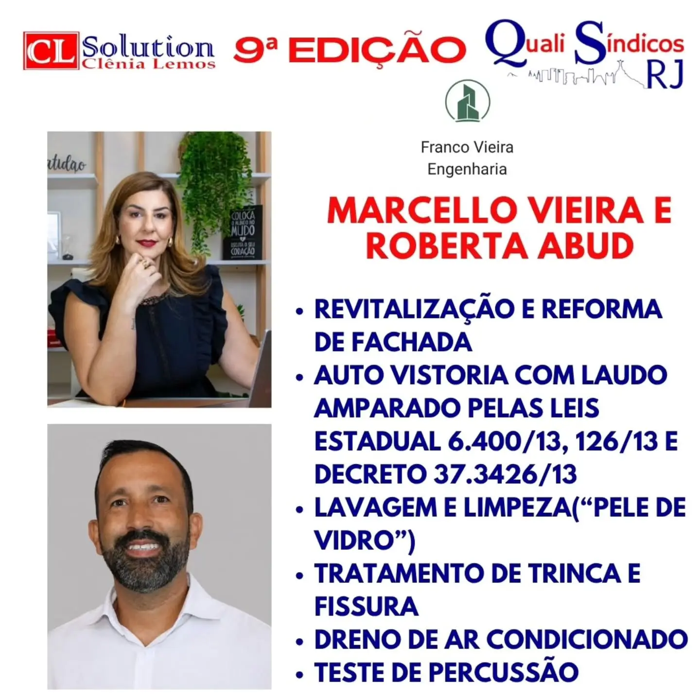 Franco Vieira Engenharia: Soluções de Excelência para Condomínios no Quali Síndicos RJ