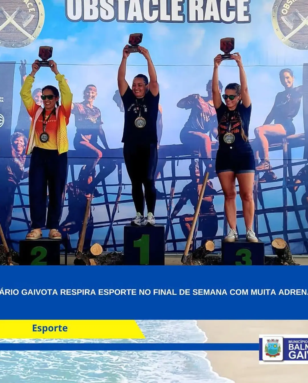 Balneário Gaivota vibra com adrenalina e esporte no final de semana