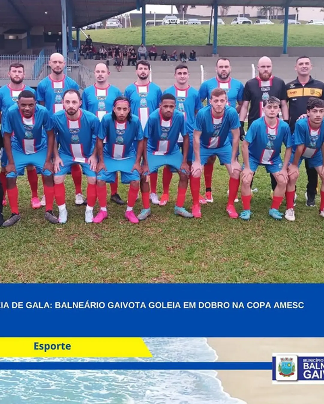 Balneário Gaivota Goleia Meleiro em Dobro na Estreia da Copa Amesc 2025