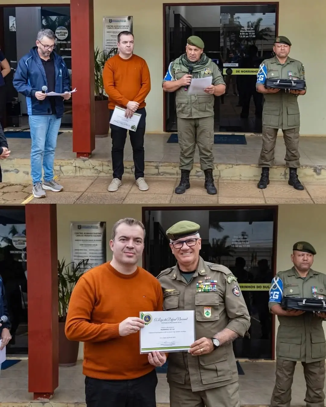 Morrinhos do Sul Celebra o Fogo Simbólico da Pátria e Homenageia Servidora