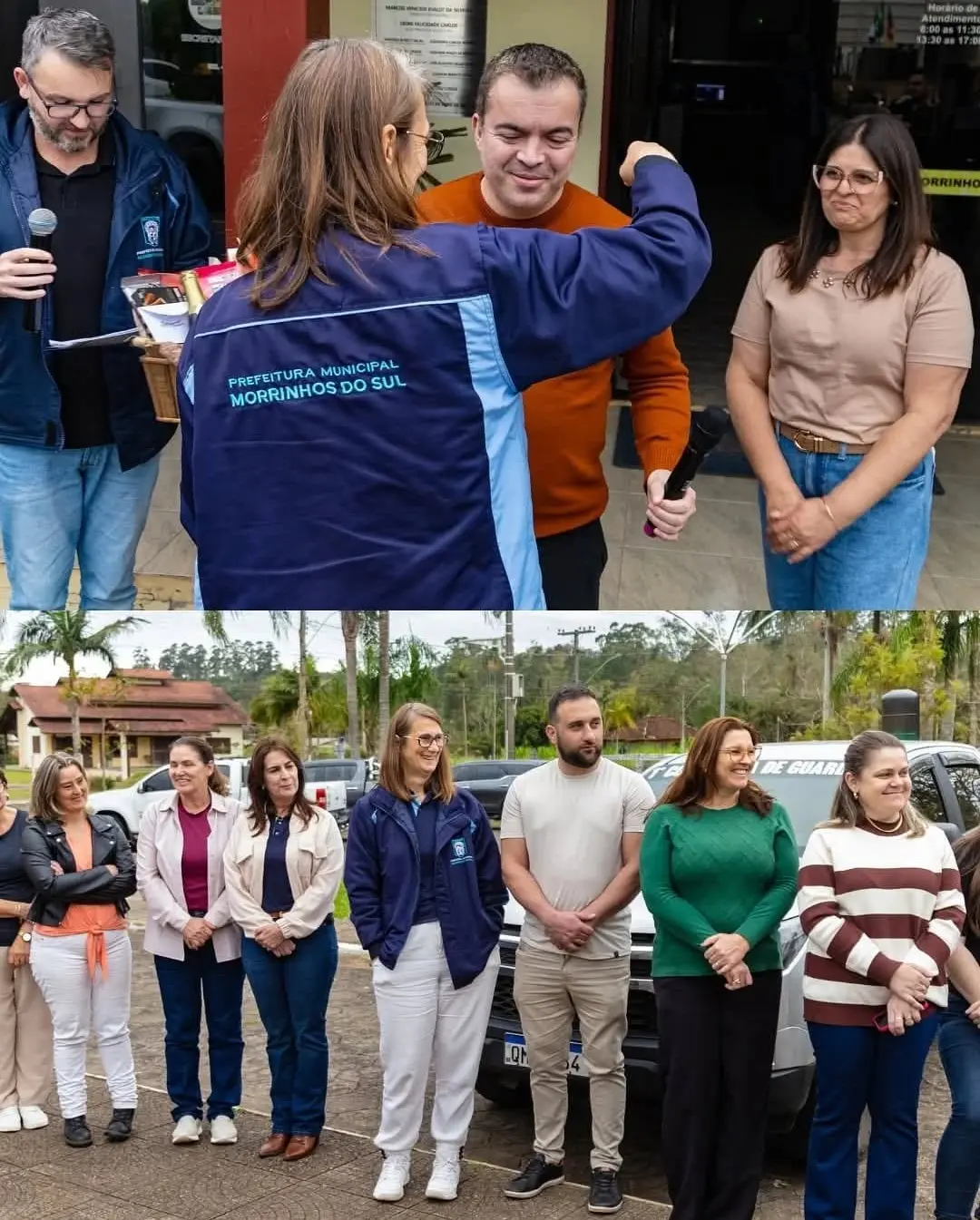 Morrinhos do Sul Celebra o Fogo Simbólico da Pátria e Homenageia Servidora
