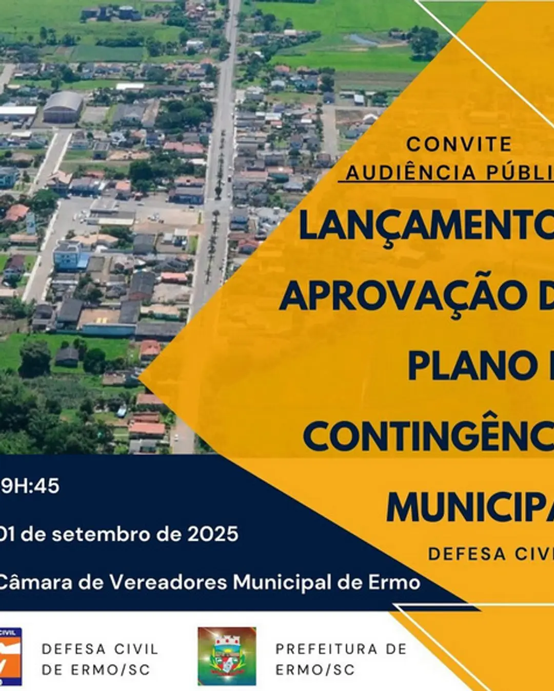 Ermo se prepara com Plano de Contingência para Enxurradas e Alagamentos