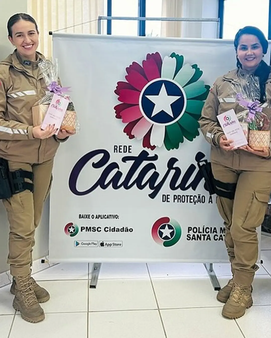 Santa Rosa do Sul promove ação em alusão ao Agosto Lilás de proteção à mulher