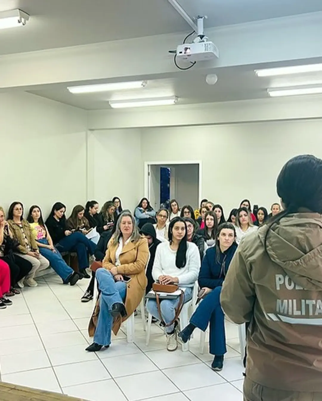 Santa Rosa do Sul promove ação em alusão ao Agosto Lilás de proteção à mulher