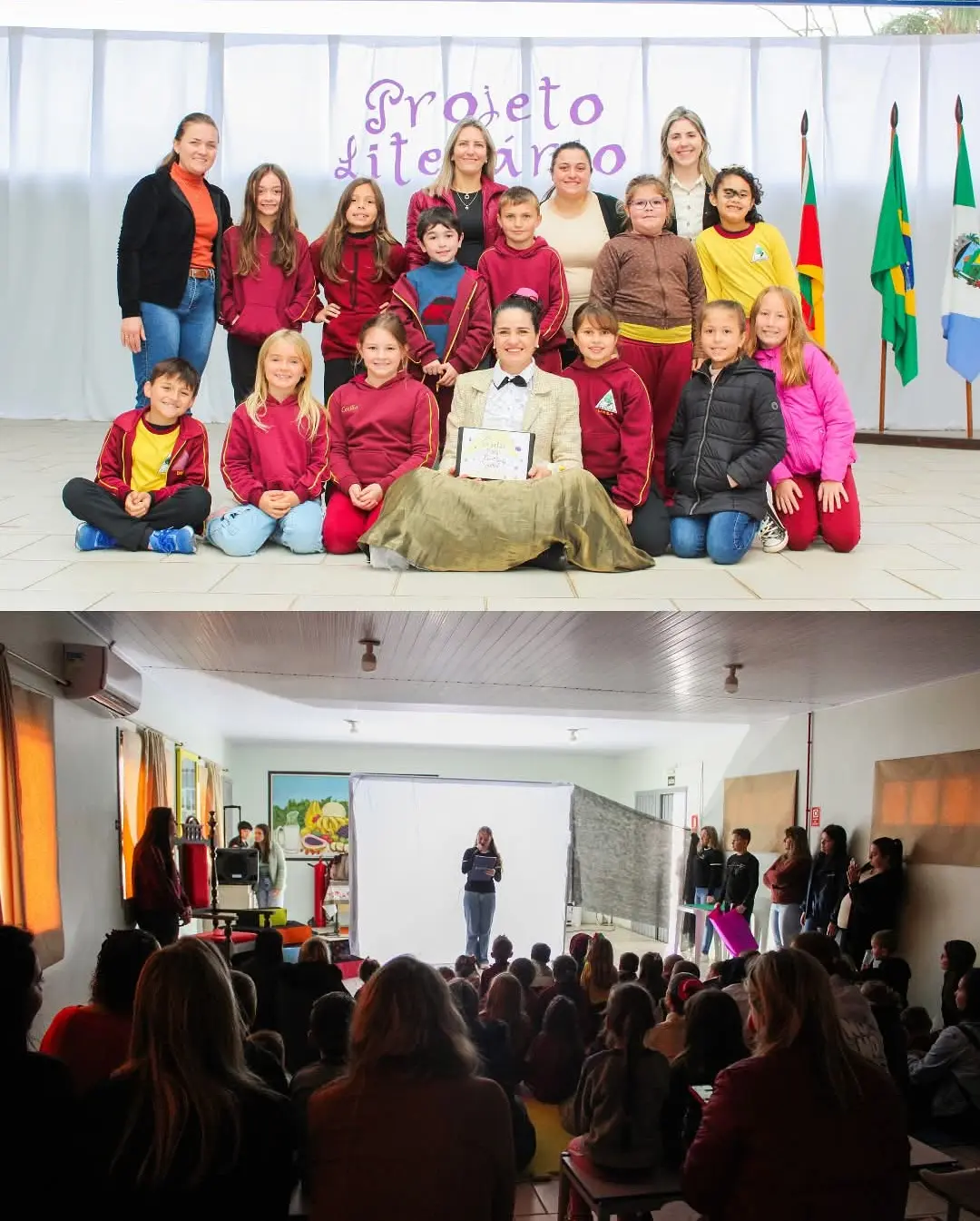 Escritora Gleice Santos Apresenta Projeto Literário 'Fofa, Fiapo e o Vagalume' em Morrinhos do Sul