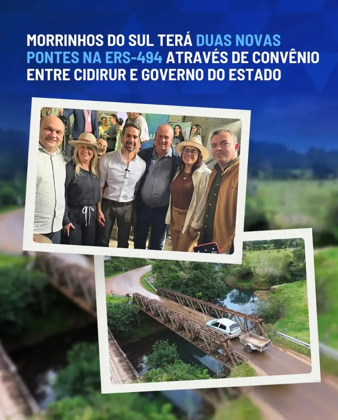 Morrinhos do Sul Terá Novas Pontes na ERS-494 com Investimento Milionário