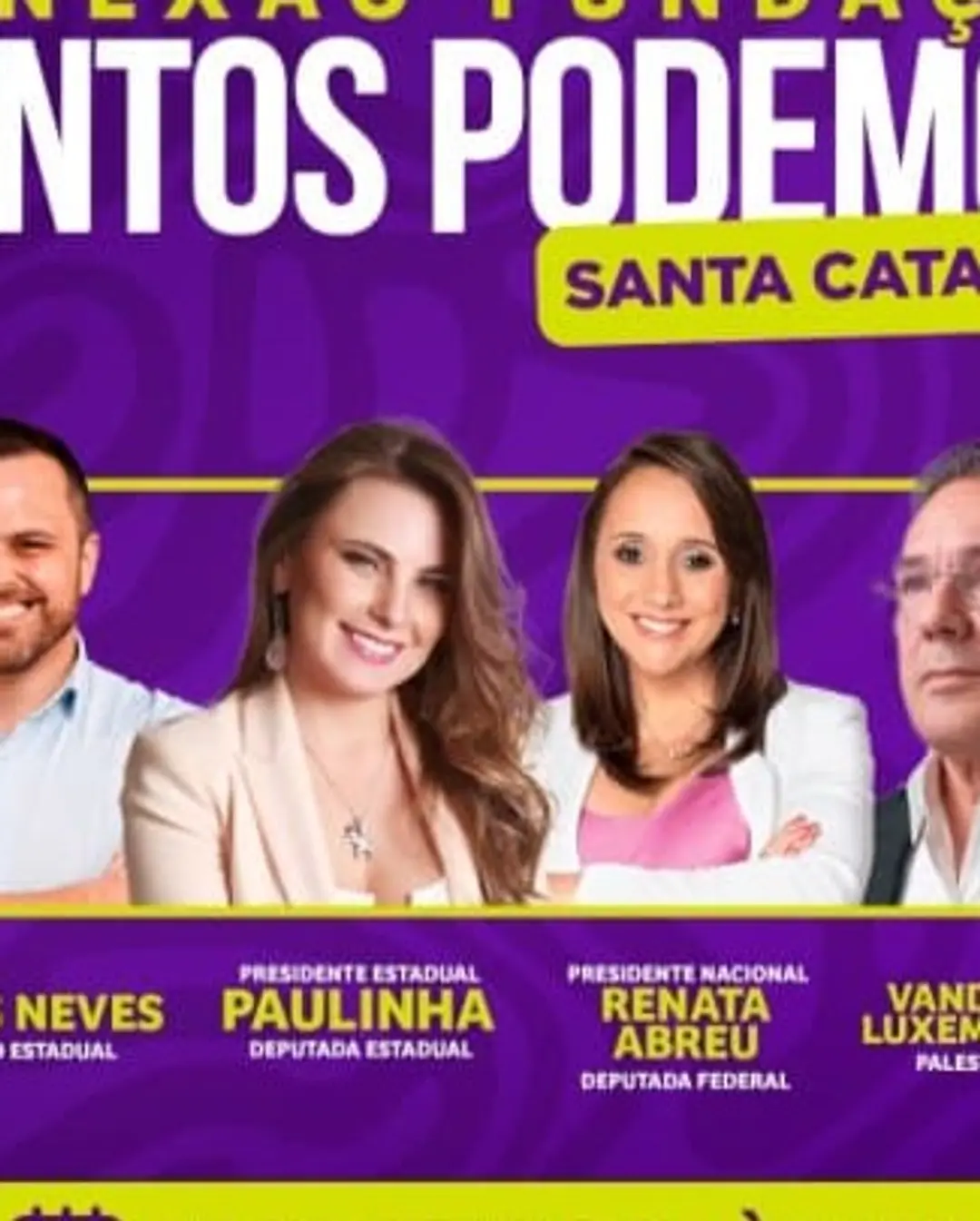 Fundação Juntos Podemos Recebe Apoio do Podemos e Declara Suporte a Jorginho Mello em Santa Catarina