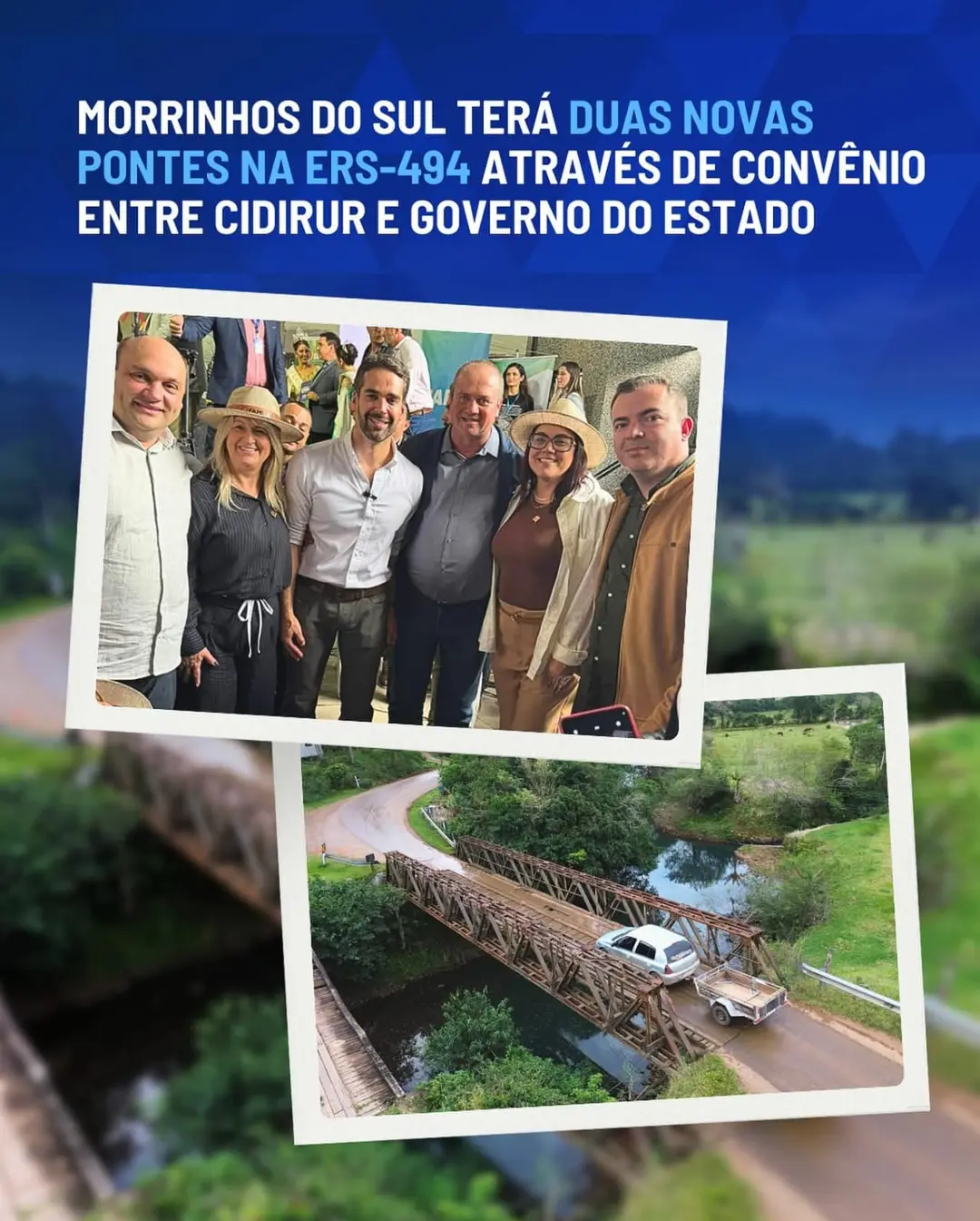 Morrinhos do Sul Receberá Duas Novas Pontes na ERS-494: Investimento Impulsionará Desenvolvimento Regional