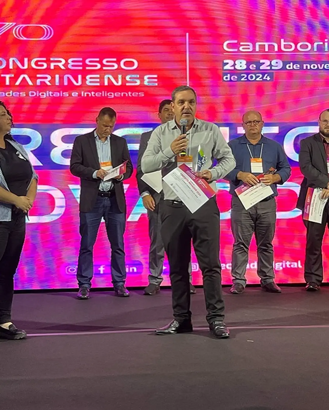 Santa Rosa do Sul é premiada como Prefeito Inovador pelo segundo ano consecutivo