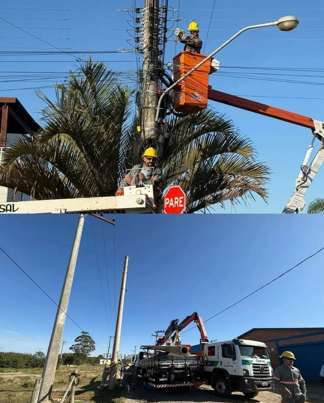 CEPRAG Realiza Desligamento Programado para Avanço de Ciclovia em Passo de Torres