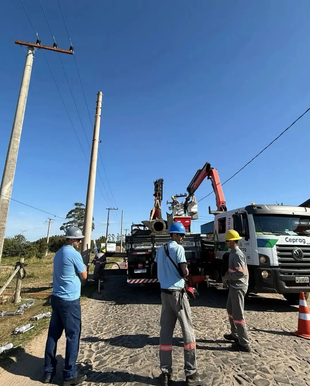 CEPRAG Realiza Desligamento Programado para Avanço de Ciclovia em Passo de Torres