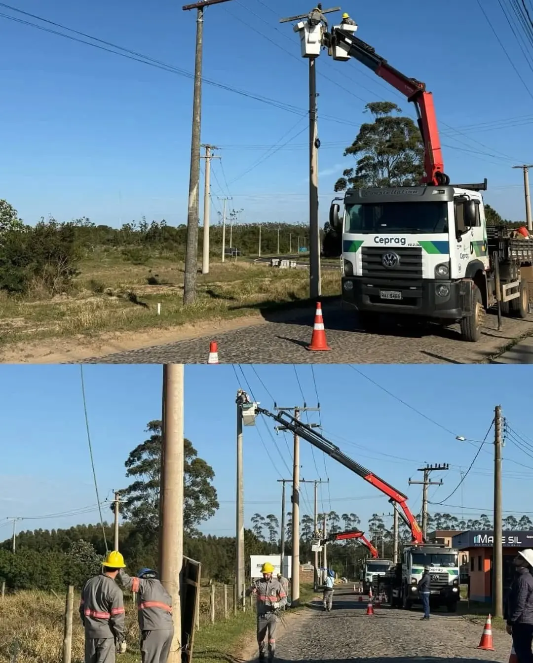 CEPRAG Realiza Desligamento Programado para Avanço de Ciclovia em Passo de Torres