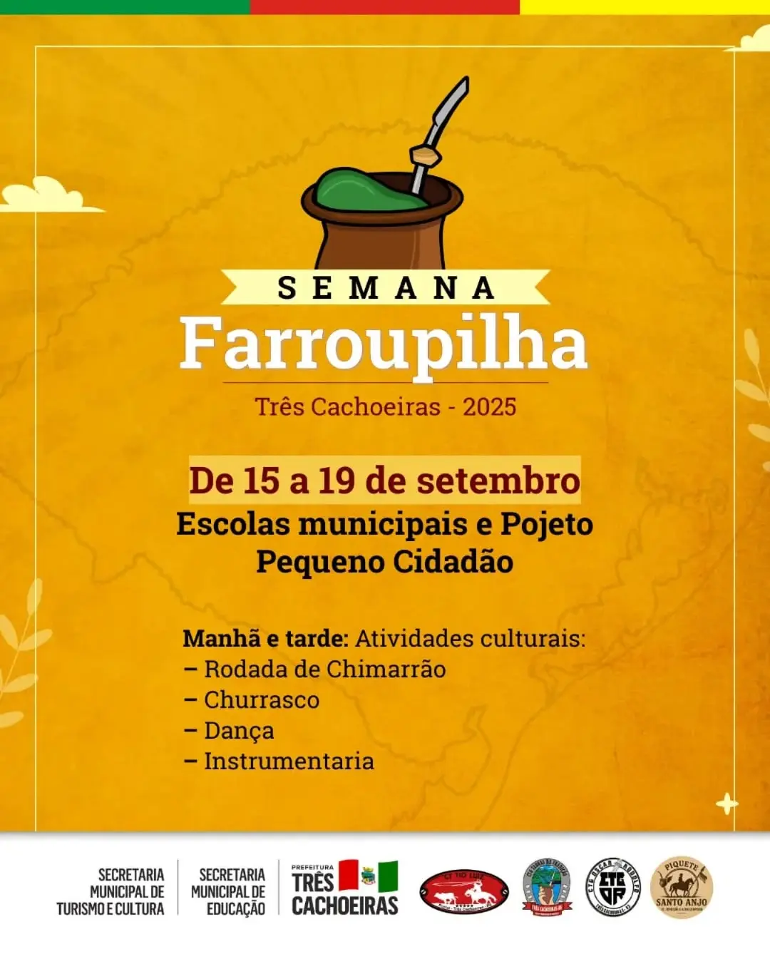 Três Cachoeiras Celebra a Tradição Gaúcha na Semana Farroupilha 2025