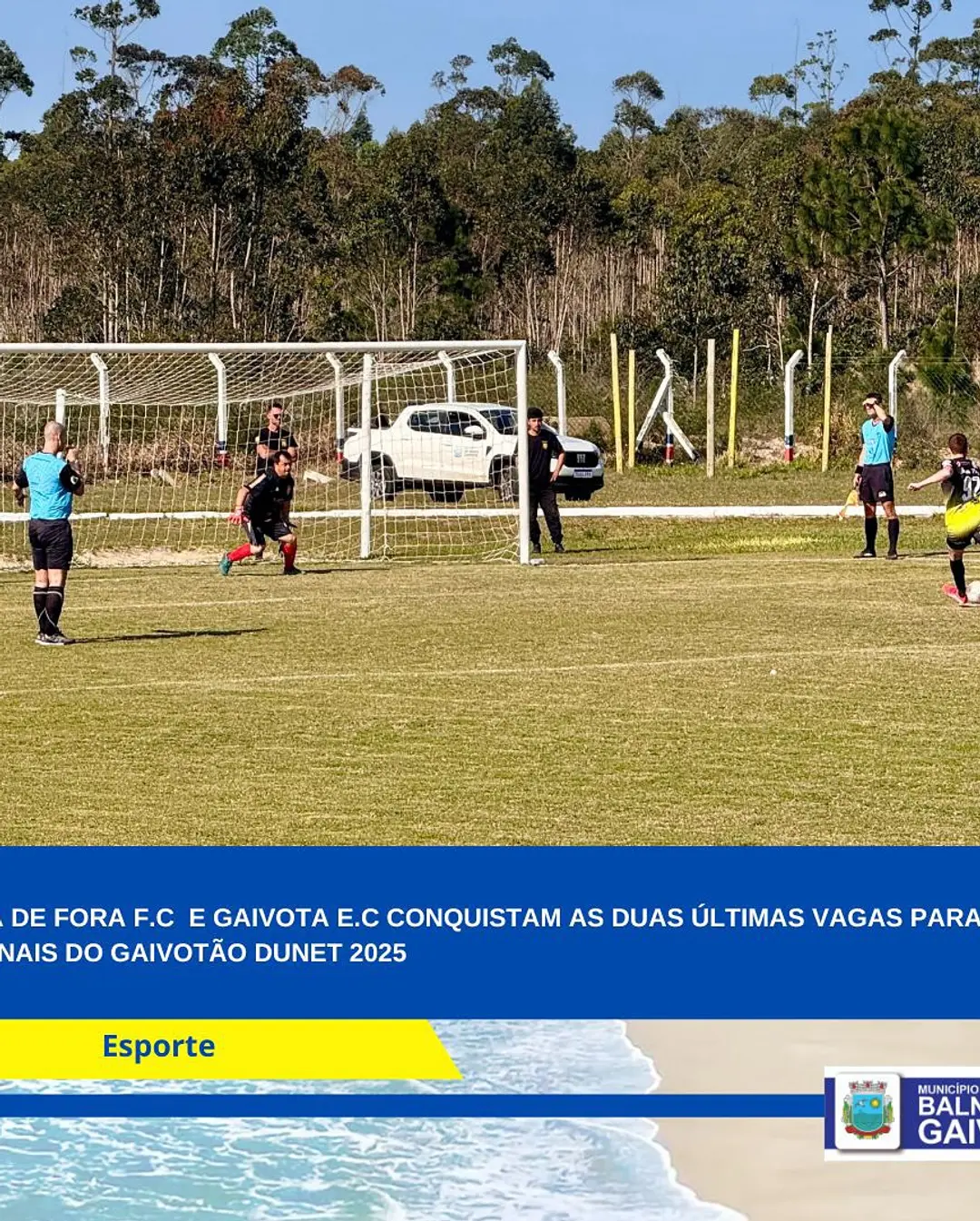 Gaivotão DUNET 2025: Lagoa de Fora F.C e Gaivota E.C Garantem Vagas nas Semifinais