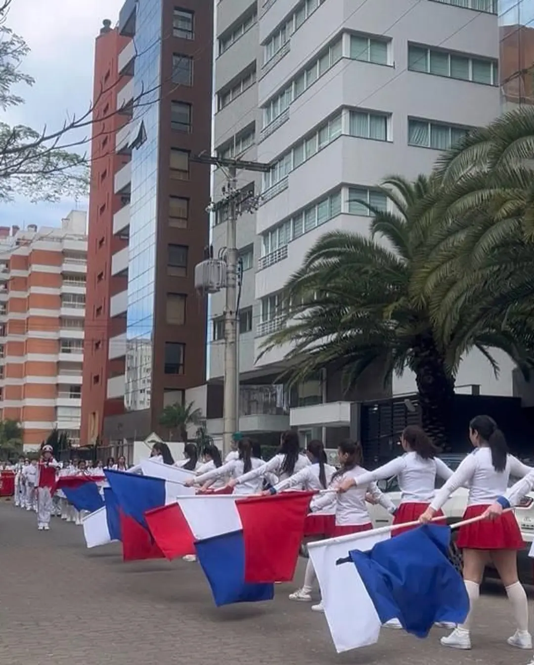 Banda Escolar Darcy Ribeiro de Balneário Gaivota Brilha em Desfiles no Sul do Brasil