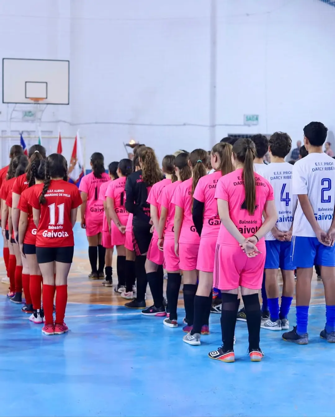 Jogos Escolares de Balneário Gaivota 2025: Chama Olímpica Acesa e Competições Iniciadas