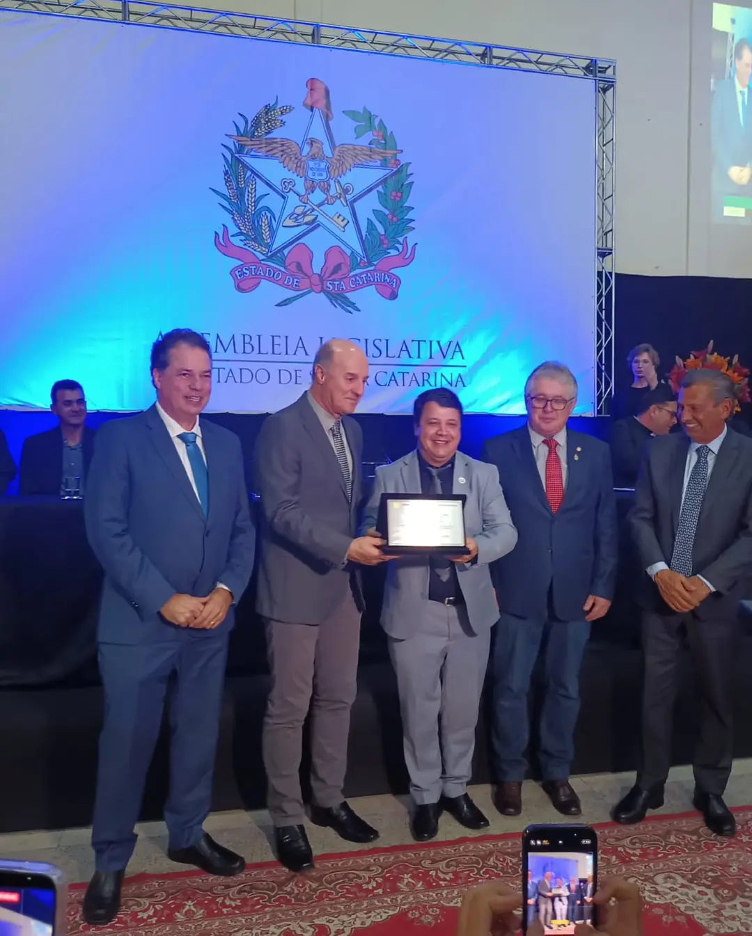 Praia Grande celebra 75 anos da Paróquia São Sebastião em sessão solene da ALESC