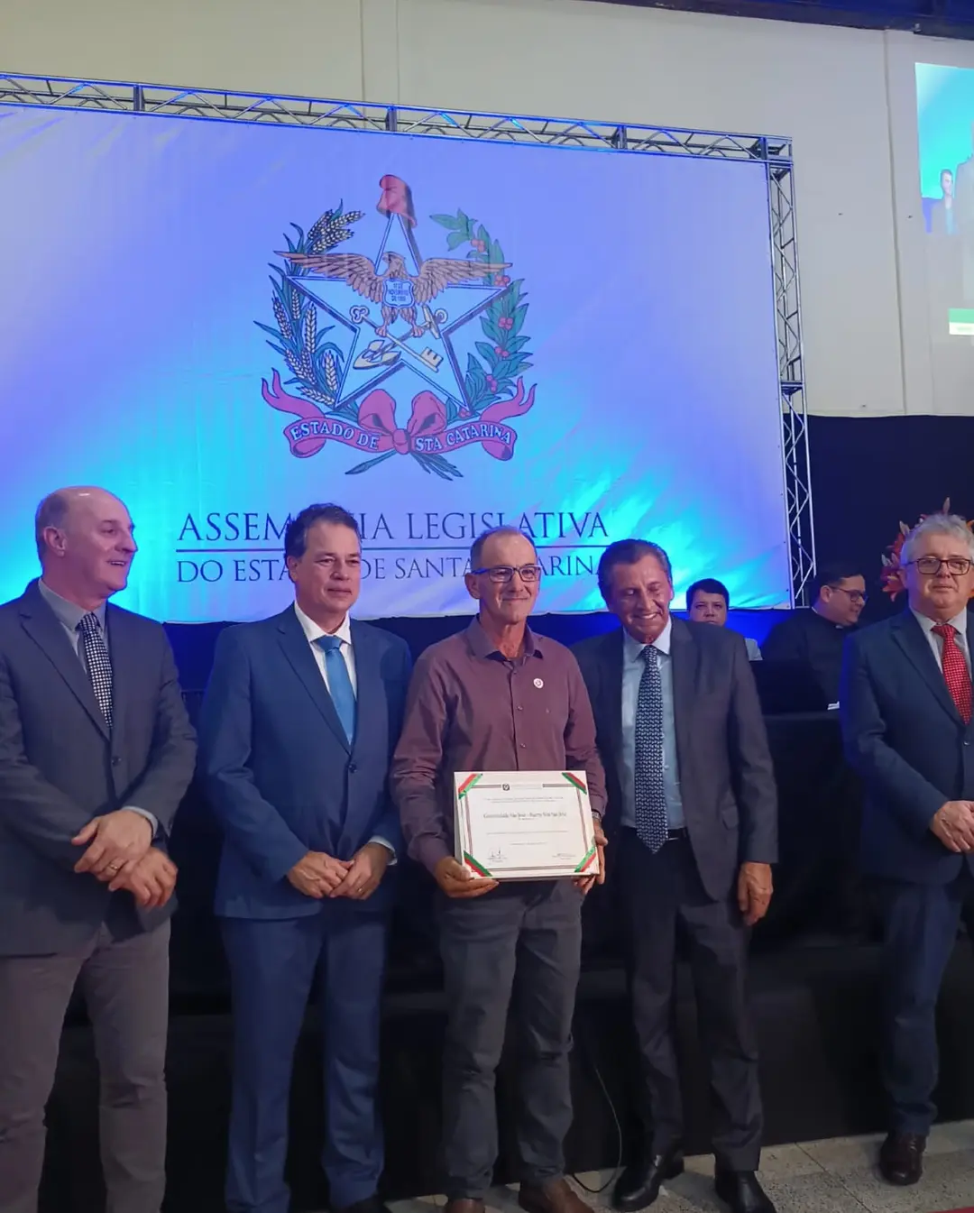 Praia Grande celebra 75 anos da Paróquia São Sebastião em sessão solene da ALESC