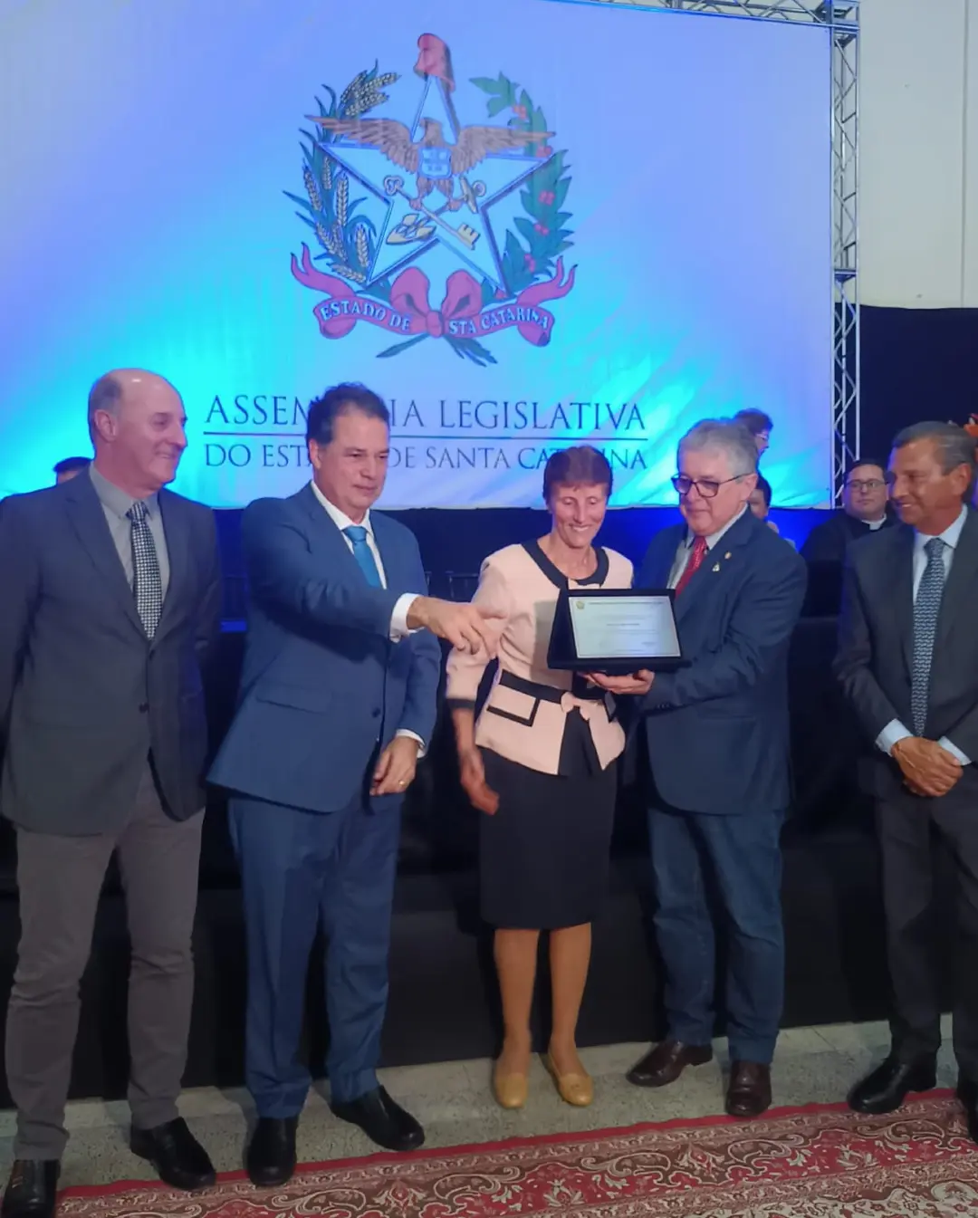 Praia Grande celebra 75 anos da Paróquia São Sebastião em sessão solene da ALESC