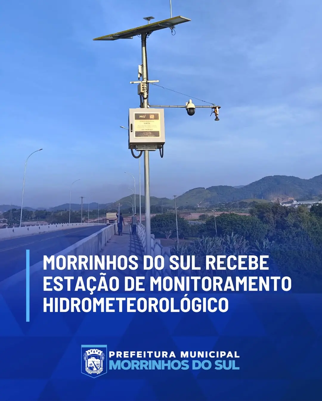 Morrinhos do Sul Recebe Estação de Monitoramento Hidrometeorológico para Prevenção de Desastres