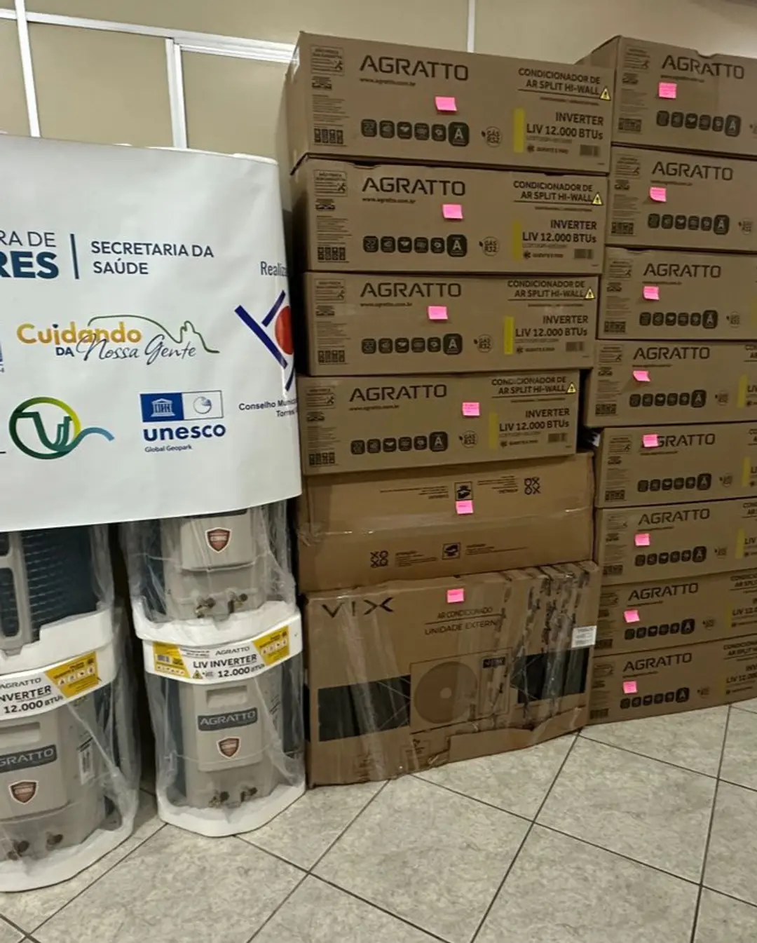 Torres Melhora Atendimento em Saúde com Novos Ares-Condicionados nas UBS