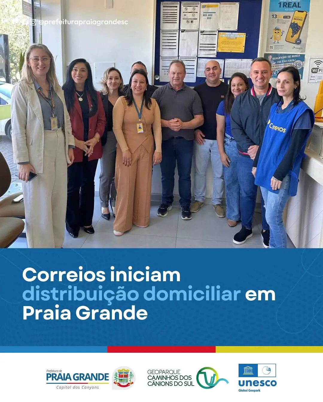 Correios Ampliam Distribuição Domiciliar em Praia Grande, SC: Mais Comodidade para a População