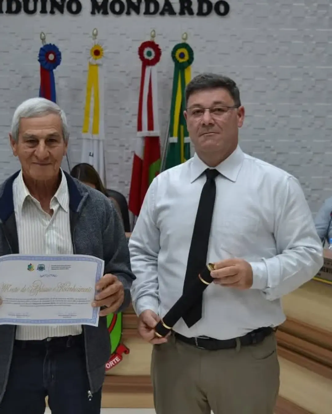 Valdevino Alano, Guardião do Geossítio Portal do Palmiro, Homenageado em Timbé do Sul