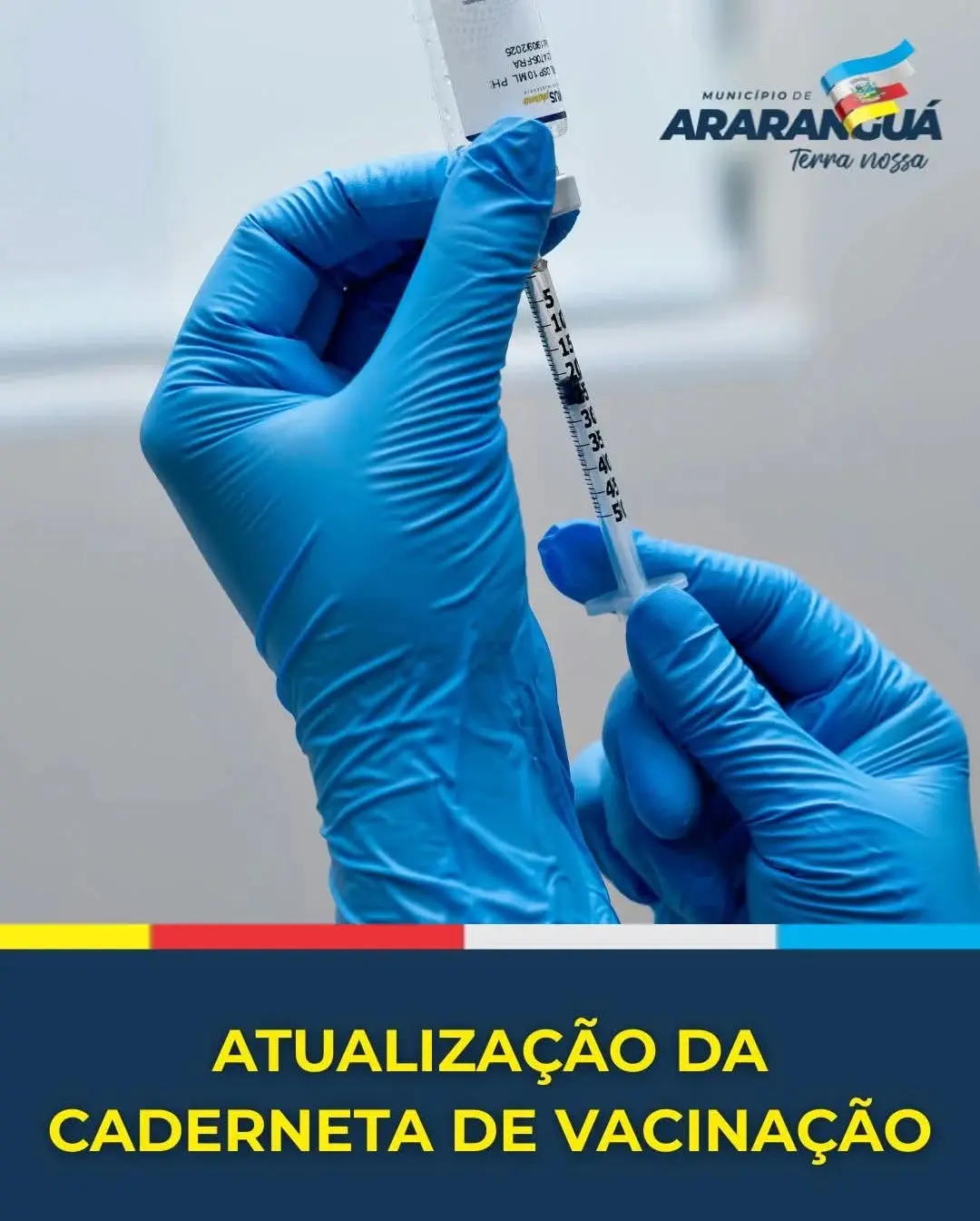 Araranguá intensifica vacinação para menores de 20 anos em outubro de 2025
