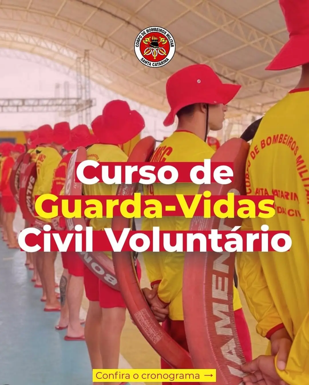 Balneário Gaivota abre inscrições para curso de Guarda-Vidas Civil Voluntário