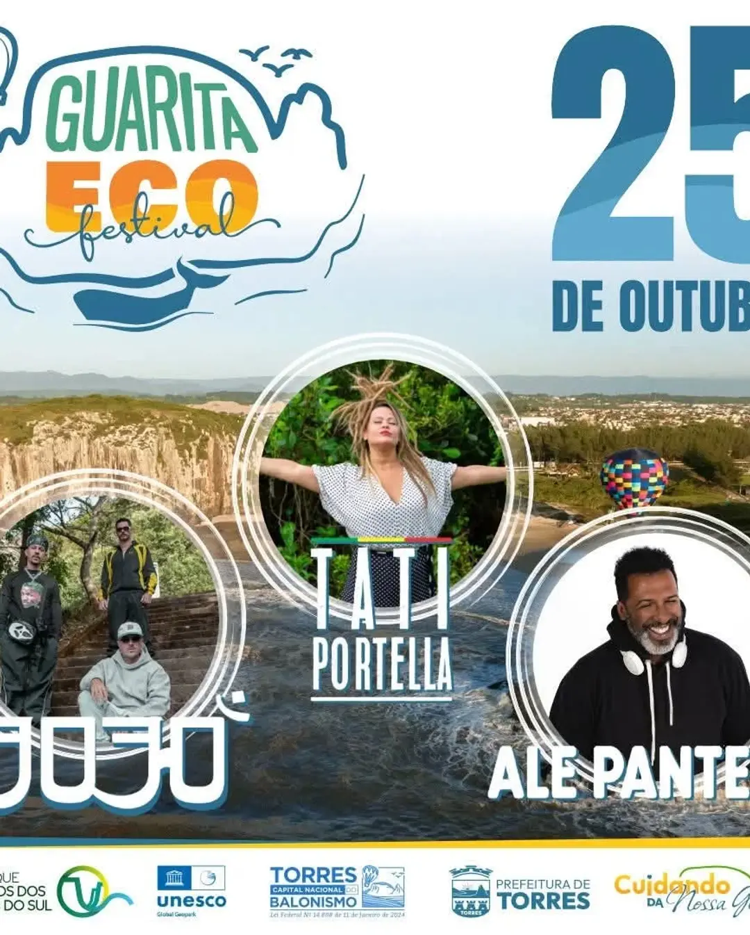 Guarita Eco Festival 2025: Música e Natureza Agitam Torres