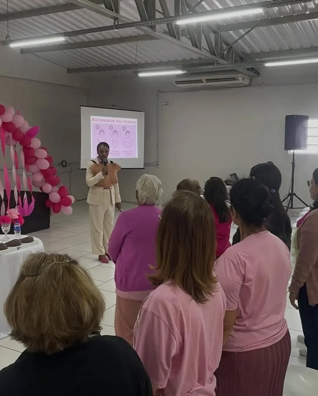 Outubro Rosa em Ermo: Ação Social Uniu Forças na Luta Contra o Câncer de Mama e Violência Contra a Mulher