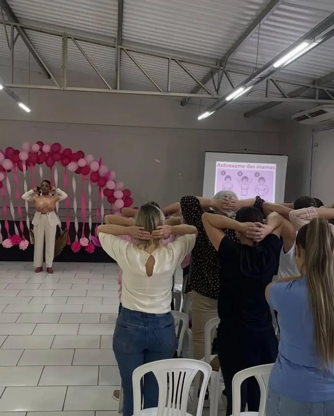 Outubro Rosa em Ermo: Ação Social Uniu Forças na Luta Contra o Câncer de Mama e Violência Contra a Mulher