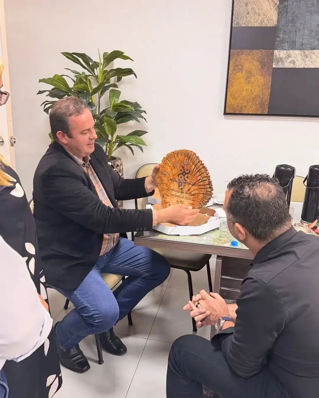 Balneário Gaivota Recebe Prefeito de Marques de Souza (RS) em Ato de Solidariedade