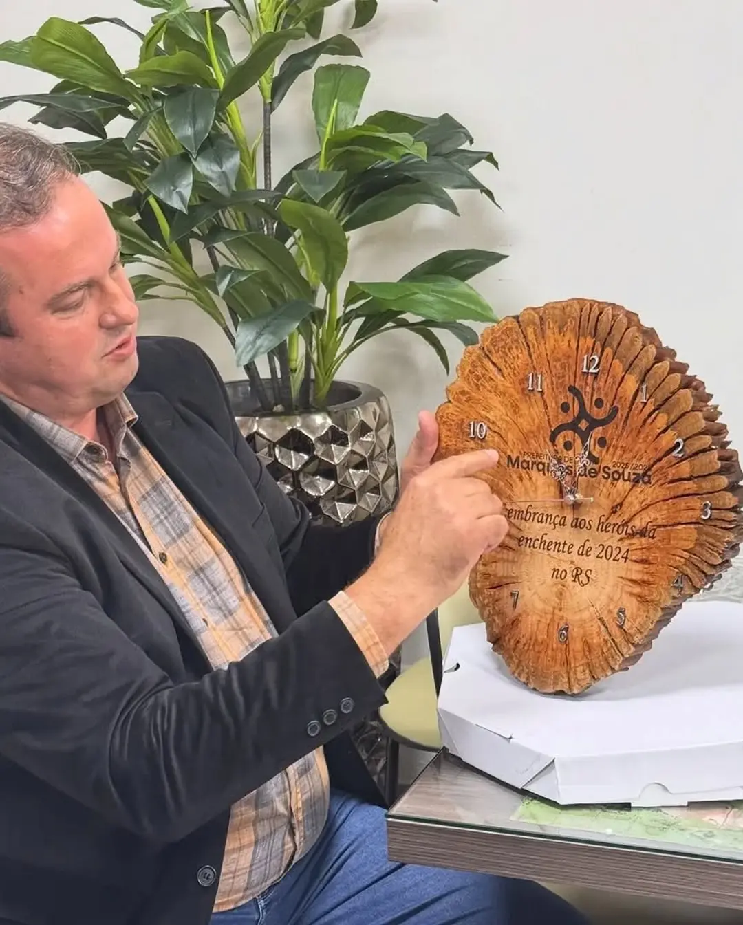 Balneário Gaivota Recebe Prefeito de Marques de Souza (RS) em Ato de Solidariedade