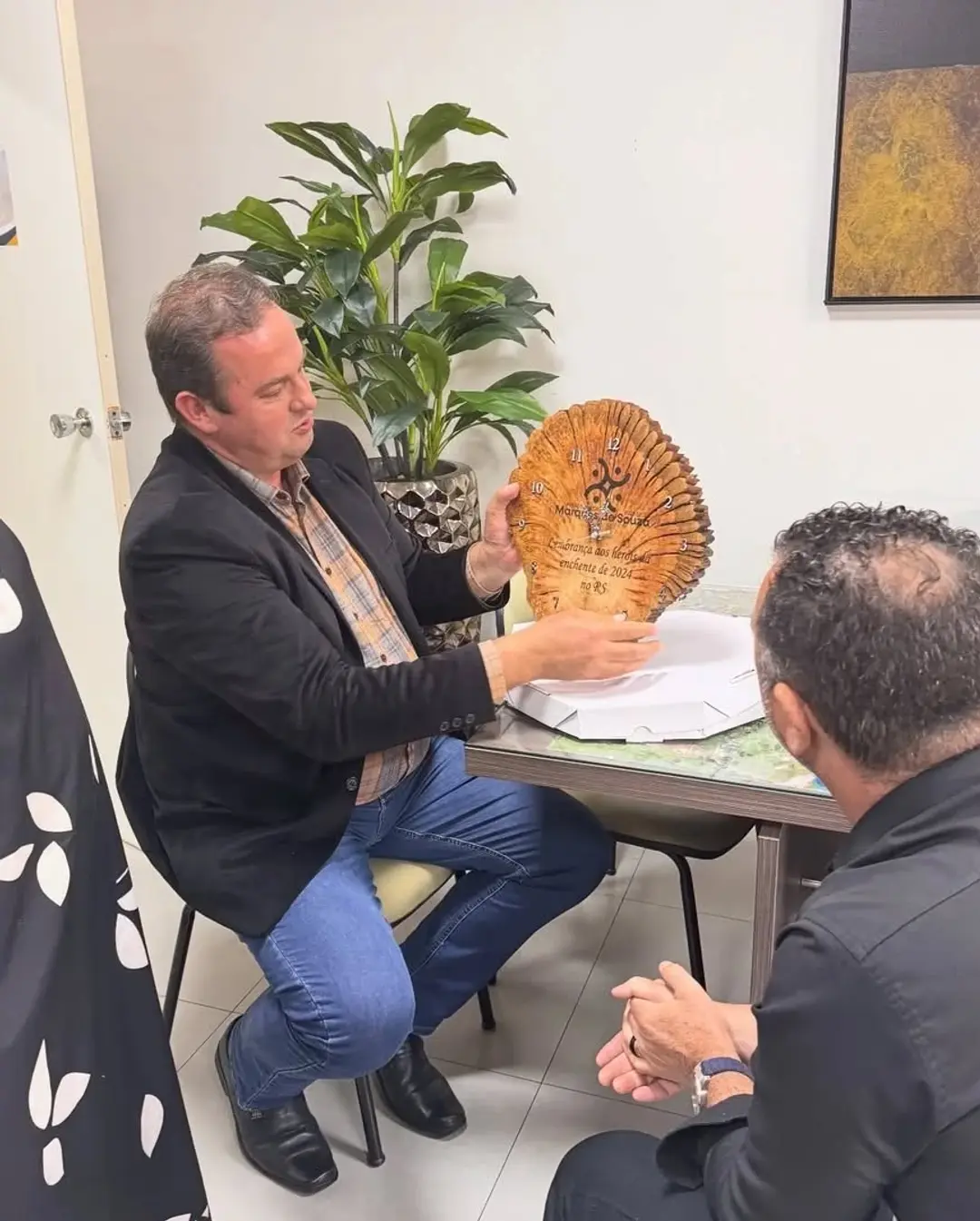 Balneário Gaivota Recebe Prefeito de Marques de Souza (RS) em Ato de Solidariedade