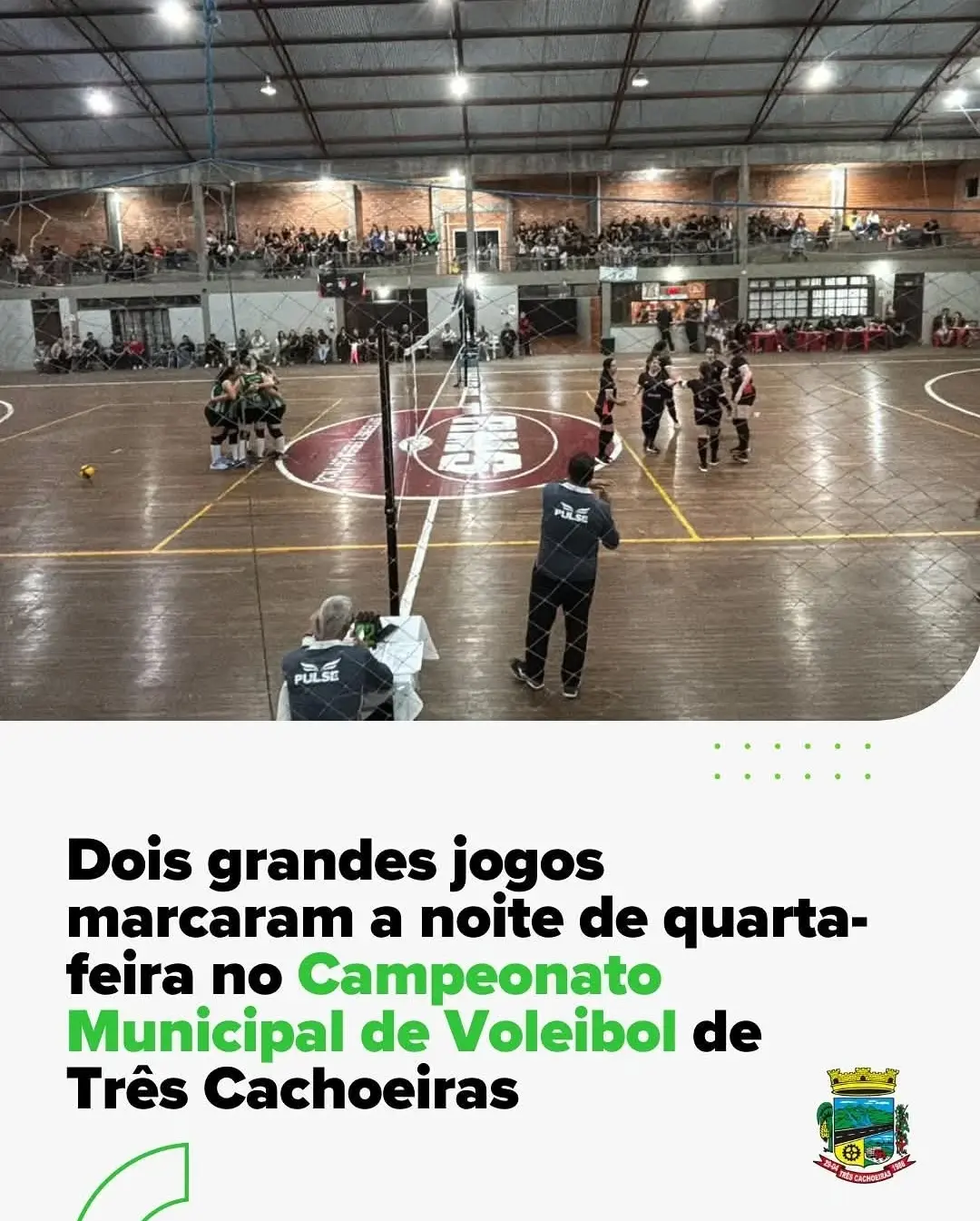 Voleibol em Três Cachoeiras: Semifinais Agitam a Cidade e Definem Primeiros Finalistas