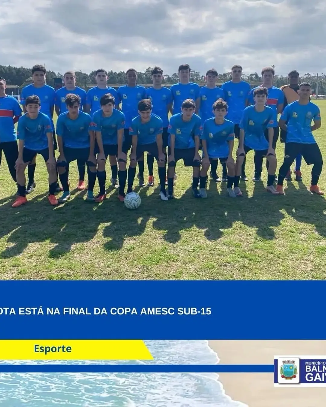 Balneário Gaivota Sub-15 Garante Vaga na Final da Copa Amesc 2025!