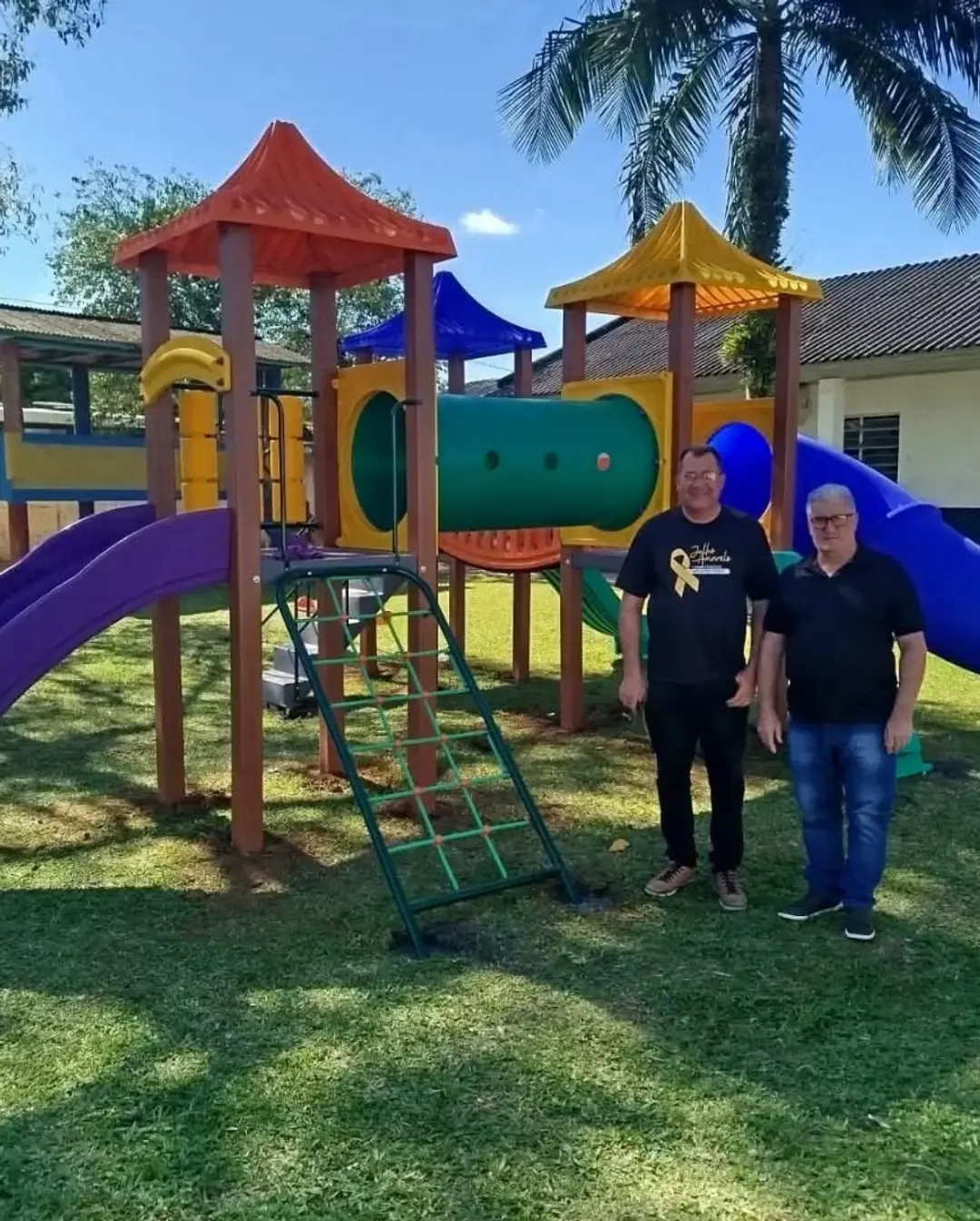 Timbé do Sul: EMEF Frei Modesto Ganha Novo Parque Infantil para a Alegria das Crianças