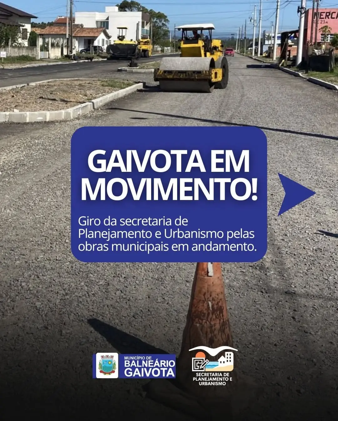Balneário Gaivota Avança com Obras de Infraestrutura em Diversas Frentes