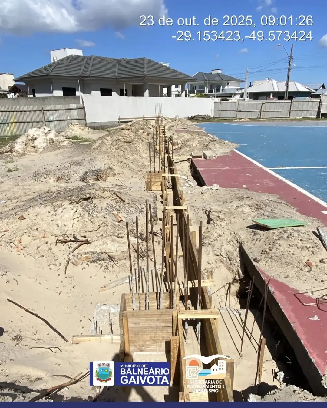 Balneário Gaivota Avança com Obras de Infraestrutura em Diversas Frentes