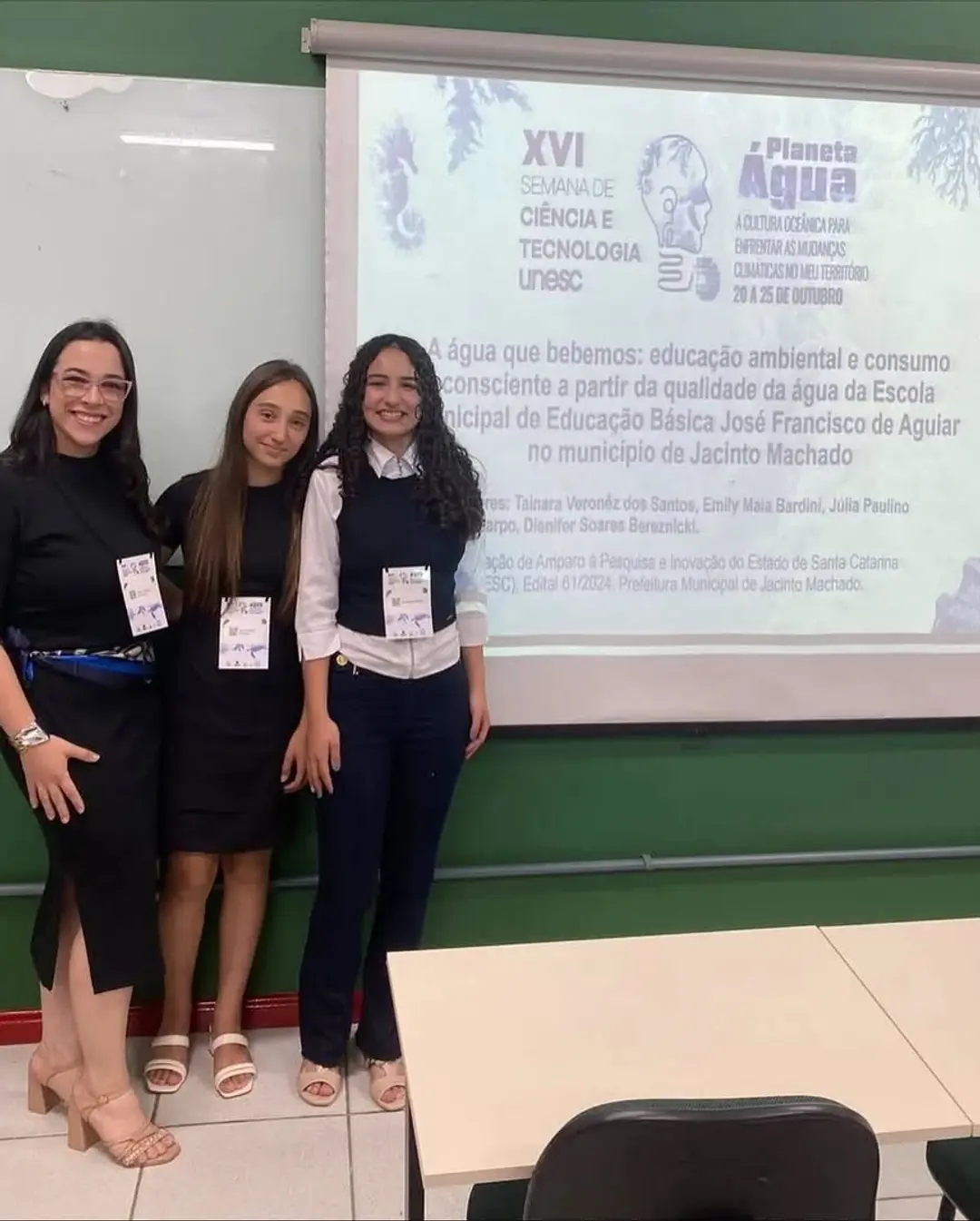 Estudantes de Jacinto Machado Investigam a Qualidade da Água e Promovem Conscientização