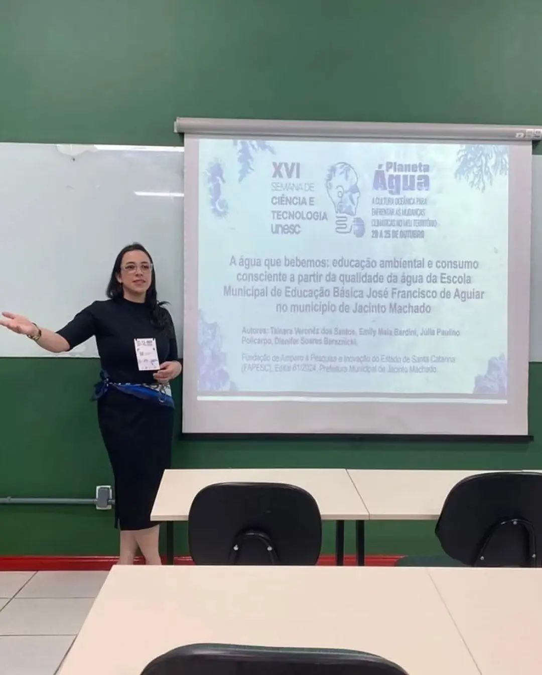 Estudantes de Jacinto Machado Investigam a Qualidade da Água e Promovem Conscientização